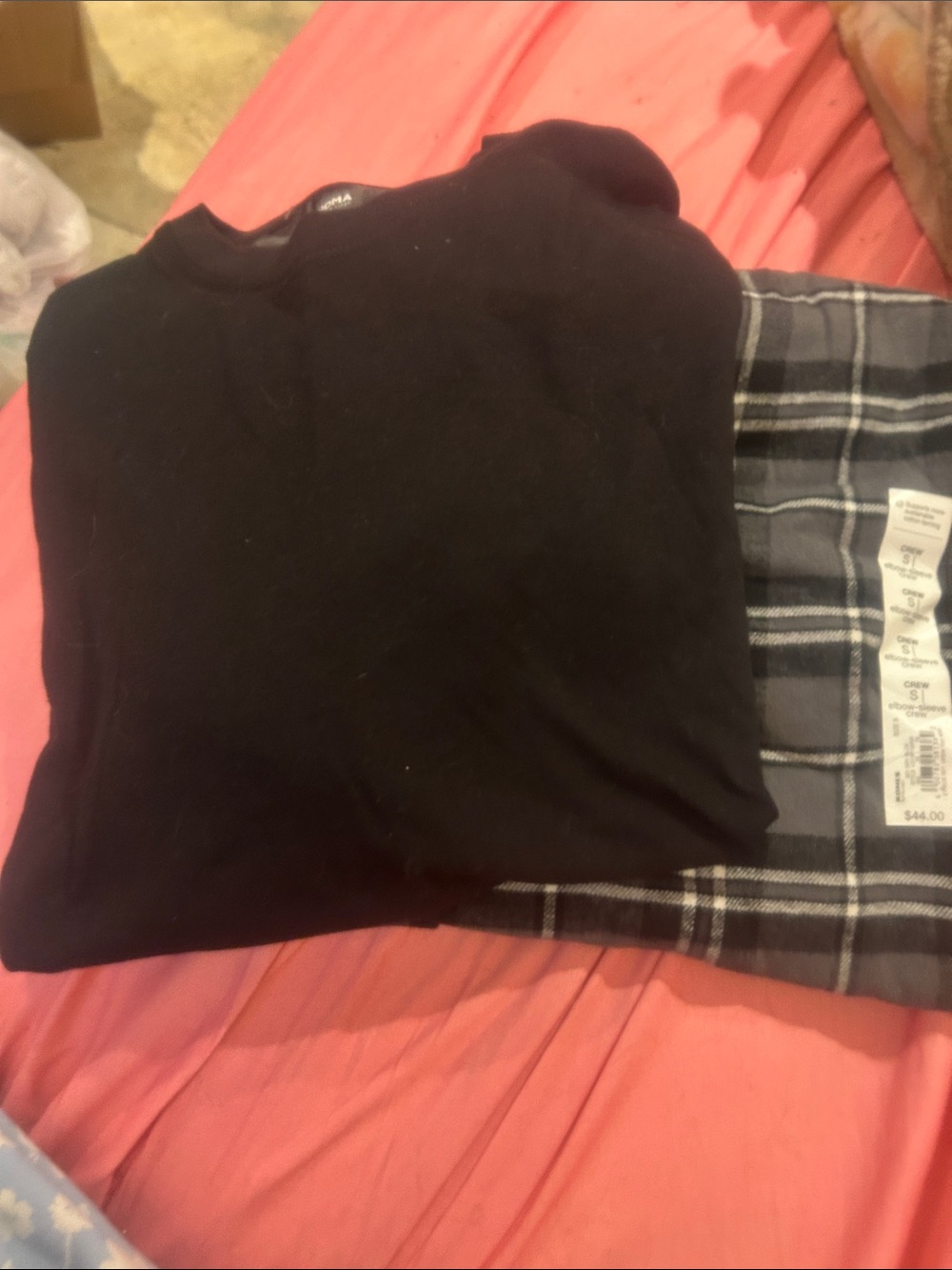 NWT Sz small black pajamas